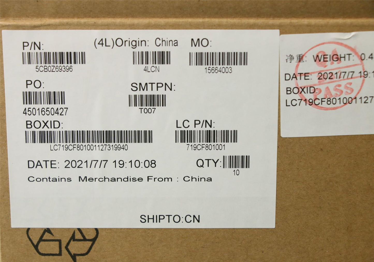Lenovo ThinkPad P15 Gen 2 T15g Gen 2 P17 Gen 2 Thermal Door Cover 5CB0Z69396