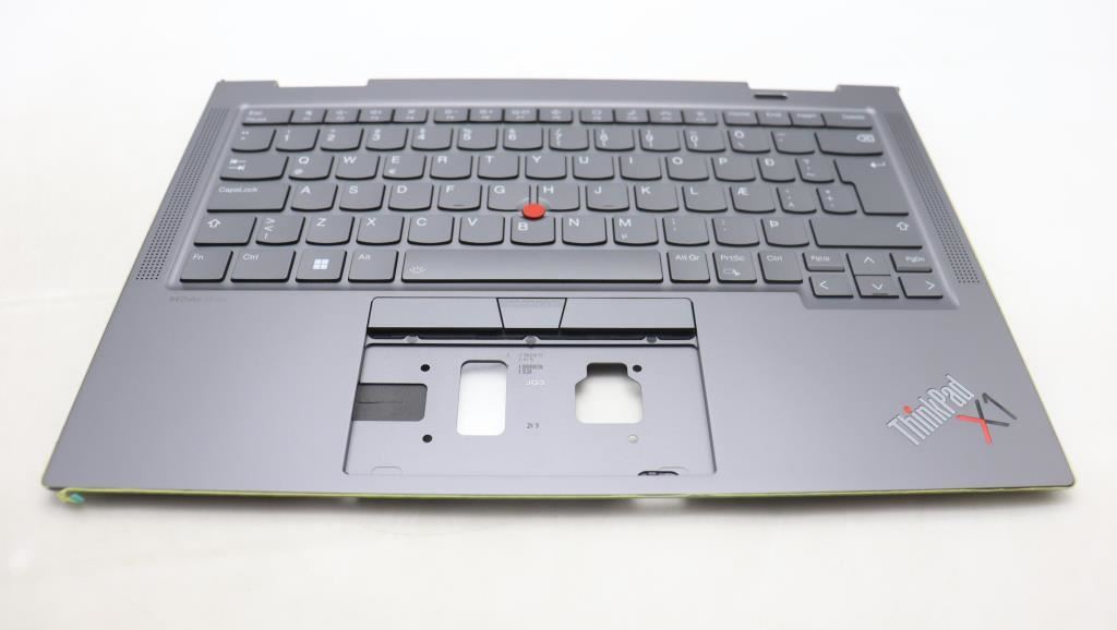 Lenovo ThinkPad X1 8th Gen Keyboard Palmrest Top Cover Icelandic Grey 5M11H62284