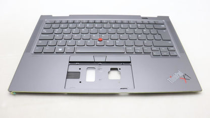 Lenovo ThinkPad X1 8th Gen Keyboard Palmrest Top Cover Icelandic Grey 5M11H62284