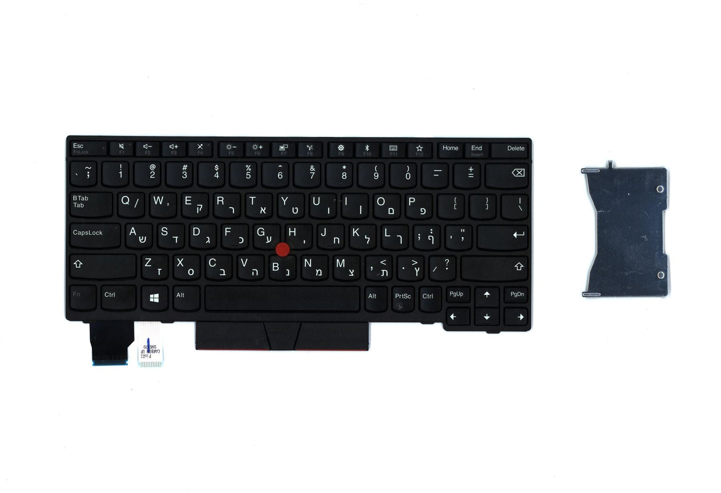 Lenovo ThinkPad X395 X390 X280 L13 s A285 Keyboard Hebrew Black 01YP014