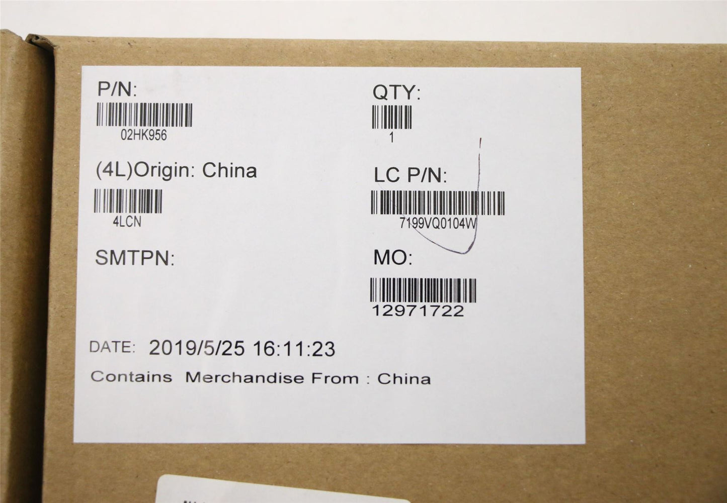 Lenovo 02HK956 BDPLANAR NOK,i7-8565U,16G,N-TPM,SWG