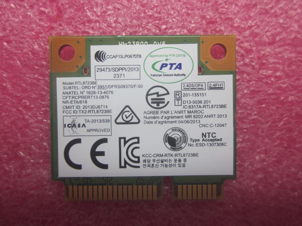Lenovo Wireless, CMB, LTN, 8723BE HMC LiteOn Board 04W3813