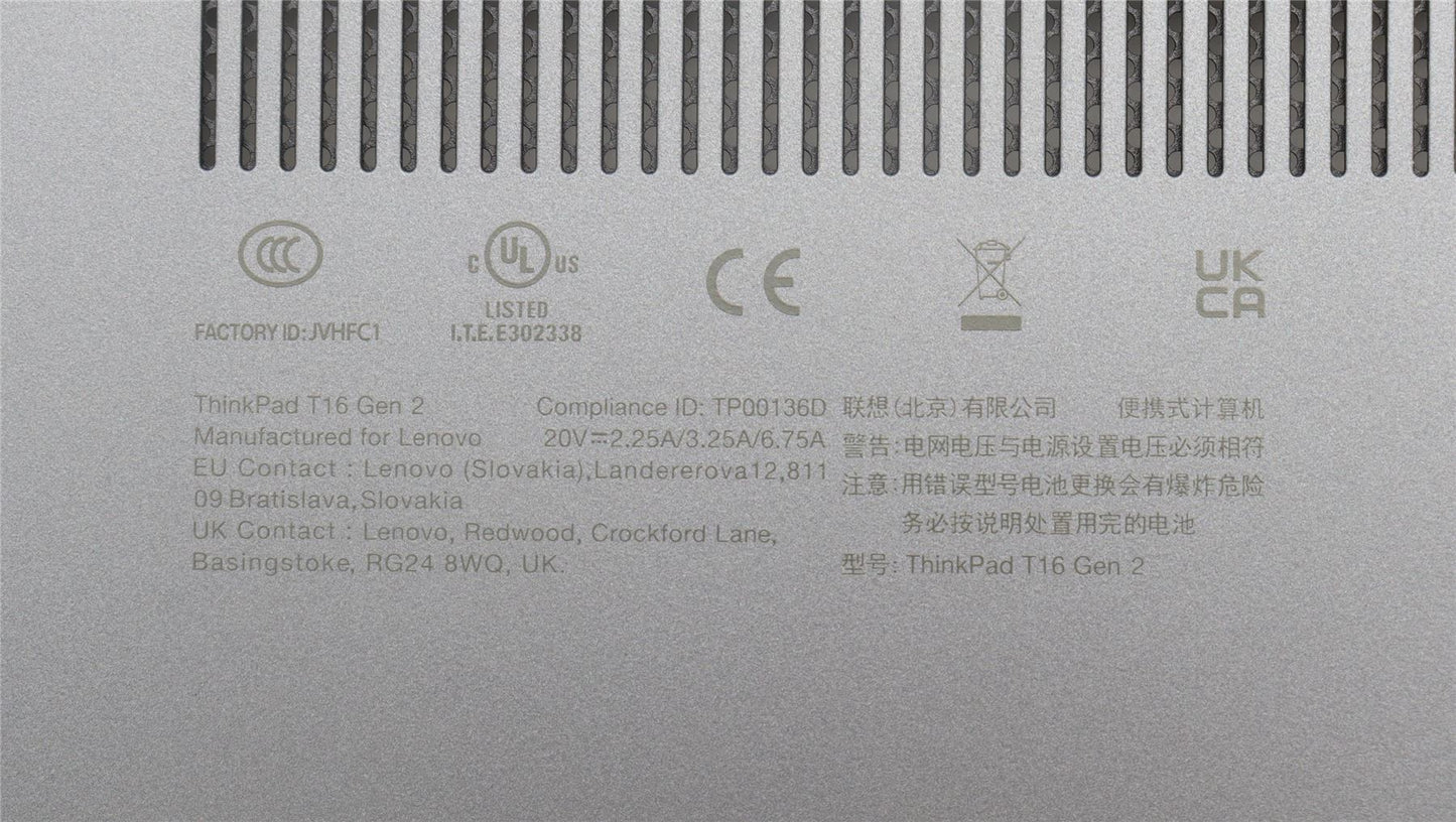 Lenovo FRU ROCT_D_COVER_UMA_WL_ASSY_GY 5CB1L57527