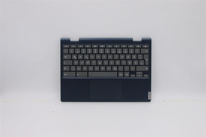 Lenovo Flex 3 CB-11IGL05 Palmrest Cover Touchpad Keyboard German Blue 5CB0Z32214
