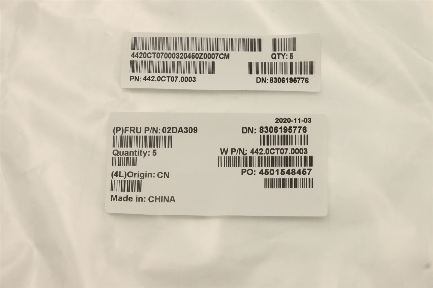 Lenovo 02DA309 MECHANICAL FRU Pen dummy BK