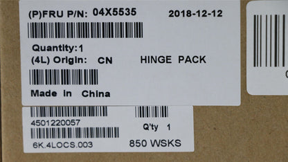 Lenovo ThinkPad T540p W540 W541 Hinge Hinges Bracket 04X5535