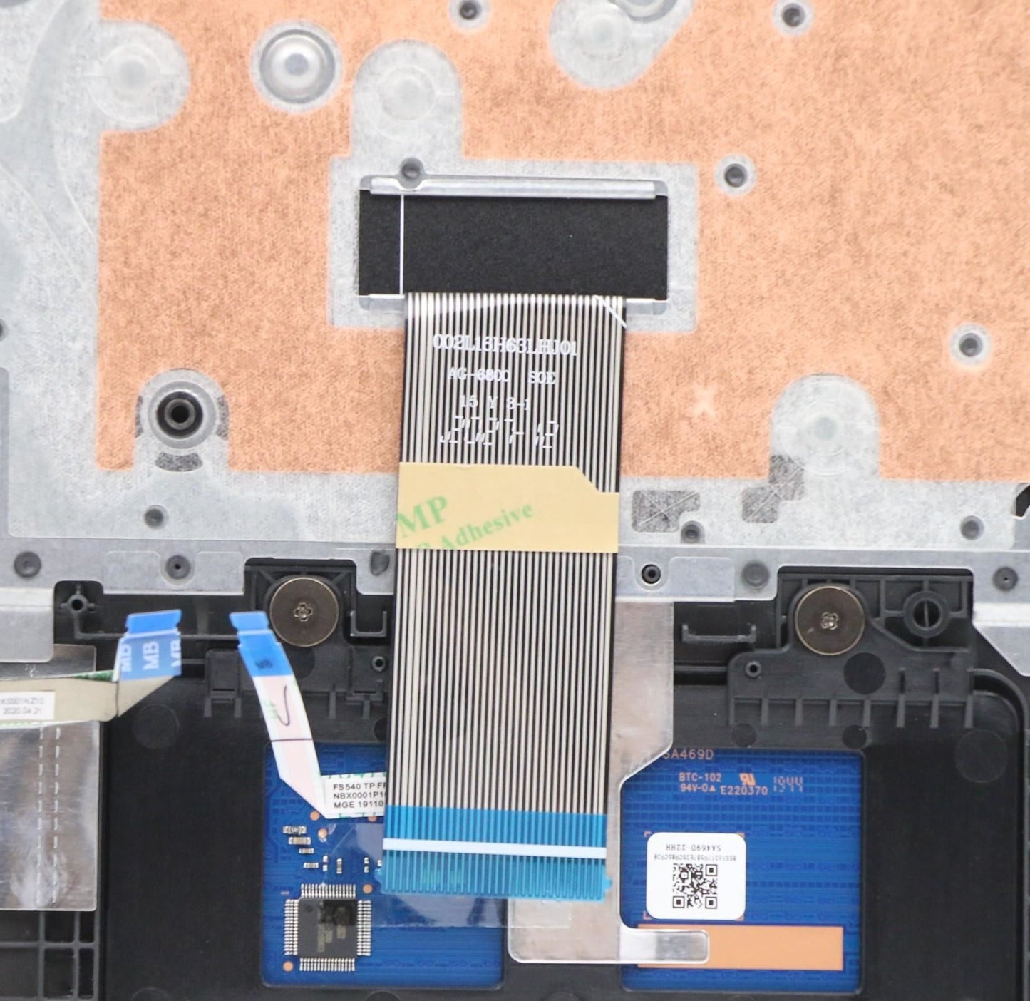 Lenovo IdeaPad S145-15IIL Palmrest Cover Touchpad Keyboard Hebrew 5CB0W45620