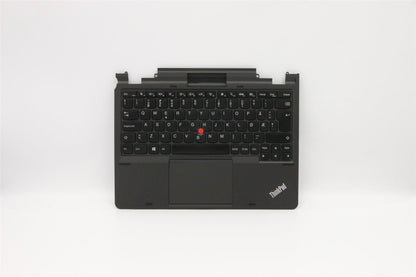 Lenovo ThinkPad Helix Palmrest Cover Touchpad Keyboard Norwegian Black 04X0641