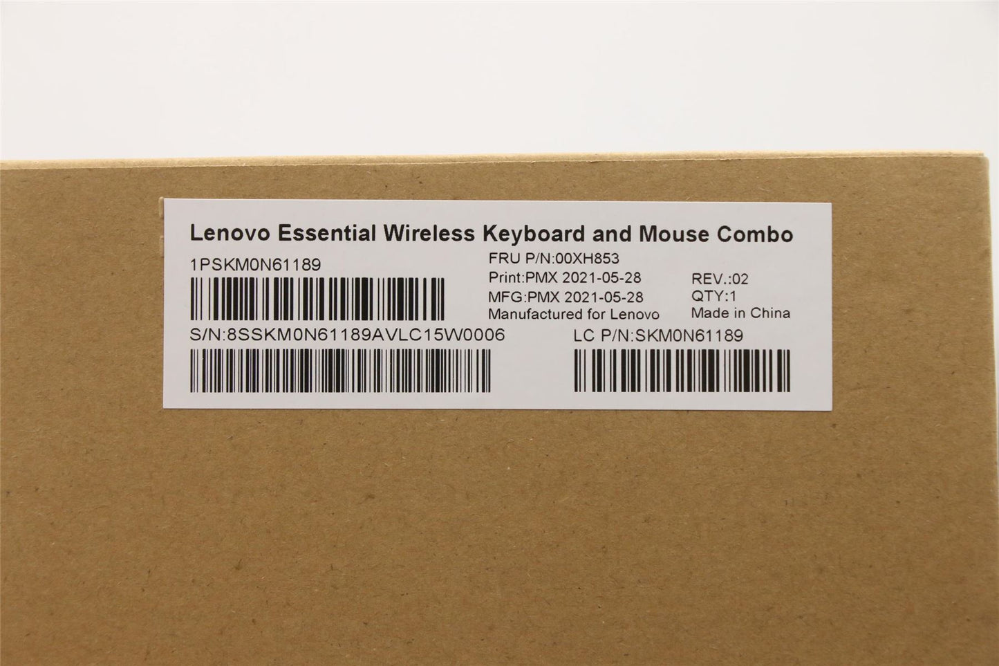 Lenovo WL KM Calliope SR TC/ENG 00XH853
