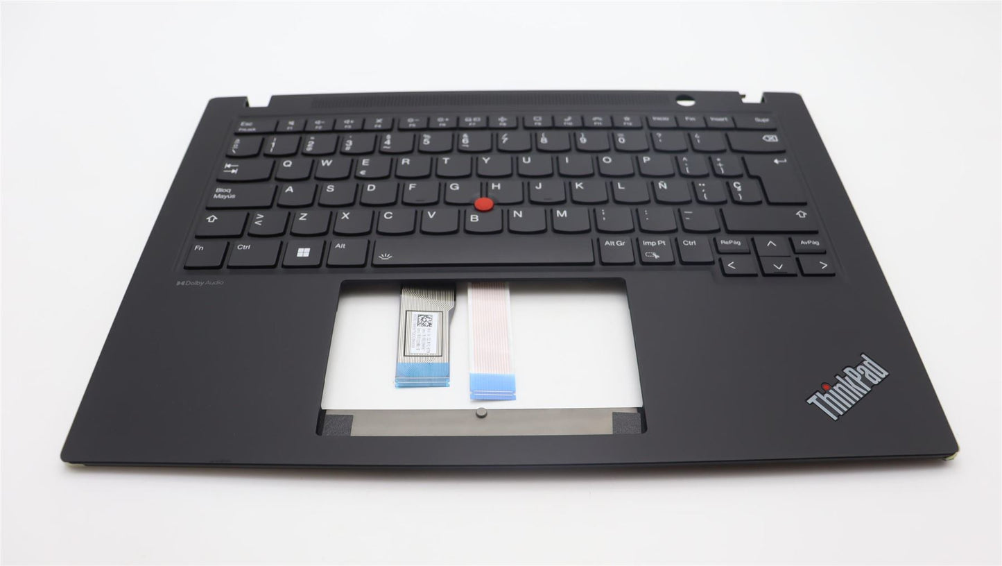 Lenovo ThinkPad T14s Gen 4 Palmrest Cover Keyboard Spanish Black 5M11L92912