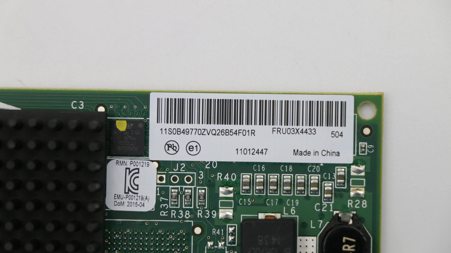 Lenovo LPe1250 (single-port FC8G) HBA Board 03X4433