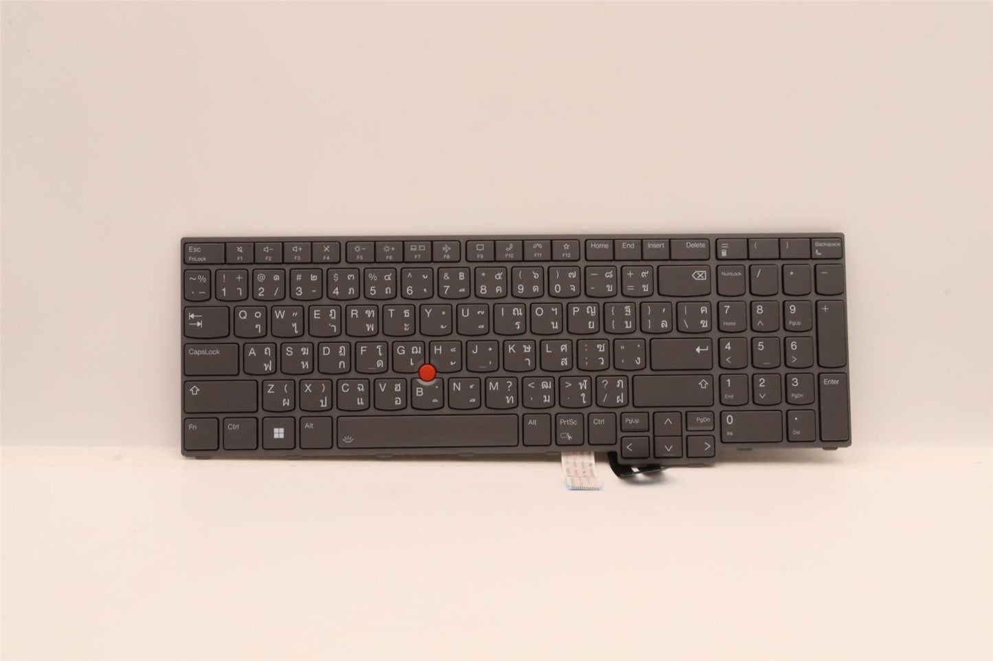 Lenovo ThinkPad P16 Gen 2 P16 Gen 1 Keyboard Thai Grey Backlit 5N21F39386