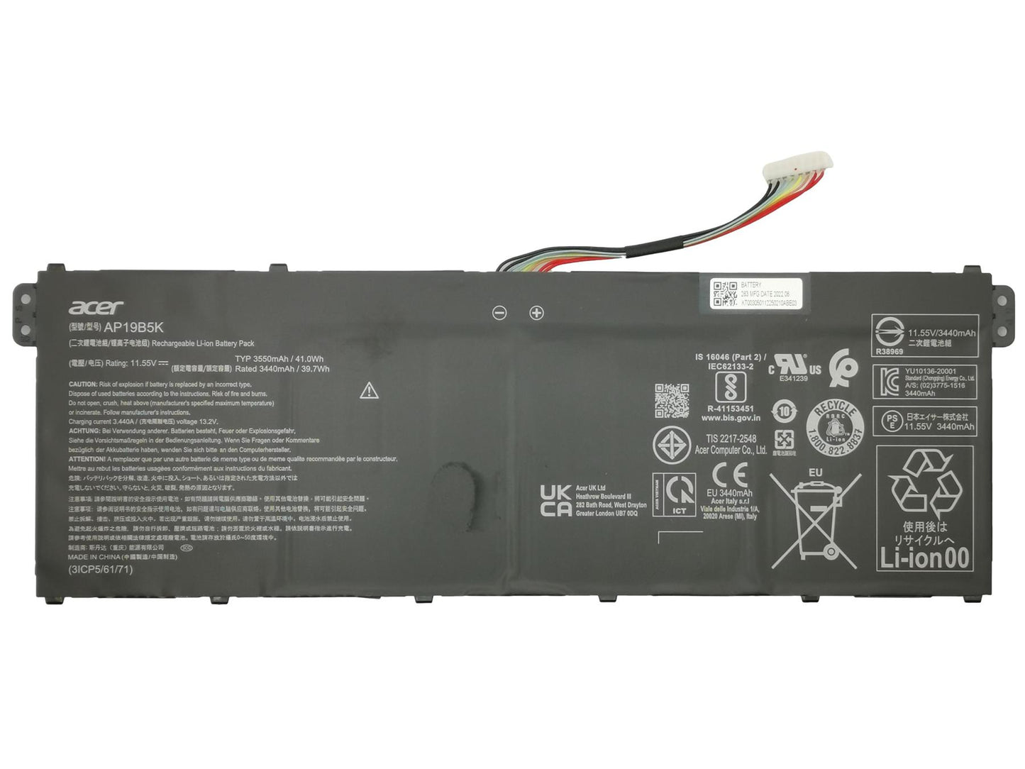 Acer Aspire A114-33 A115-22 A115-32 A314-23P A314-35 Akku KT.00305.011