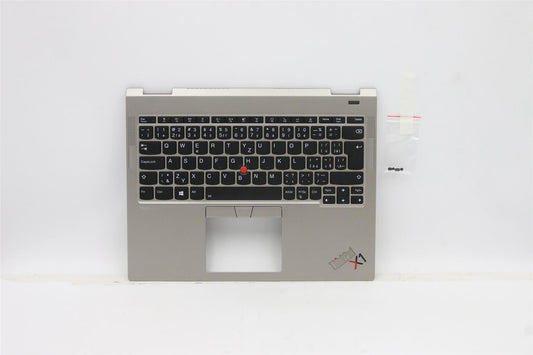 Lenovo ThinkPad X1 Palmrest Cover Keyboard Czech Slovakian Grey 5M11B59878