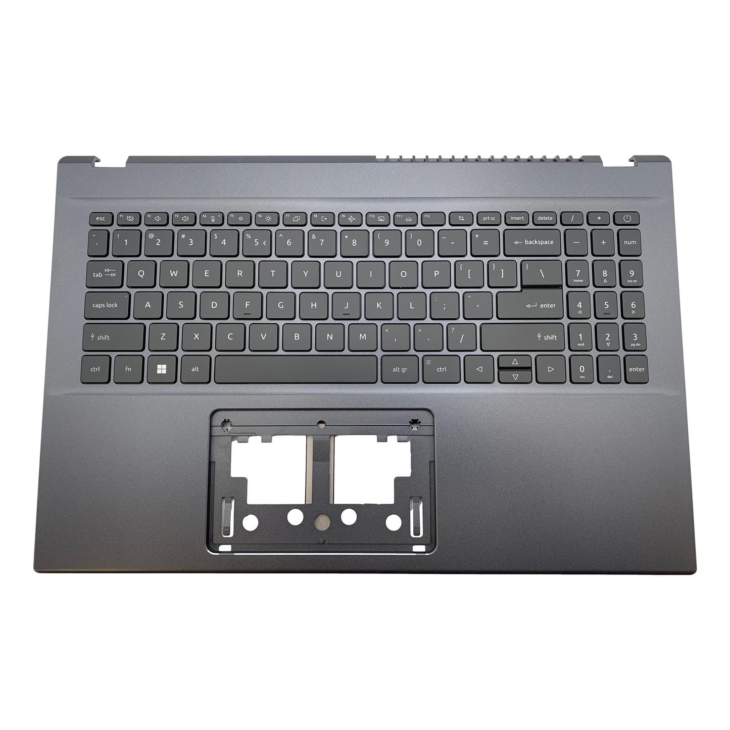 Acer Aspire A715-51G Palmrest Cover Keyboard US International Black 6B.QHTN7.030