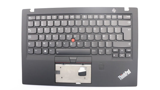 Lenovo Carbon X1 5th Keyboard Palmrest Top Cover Belgian Black 01LX502