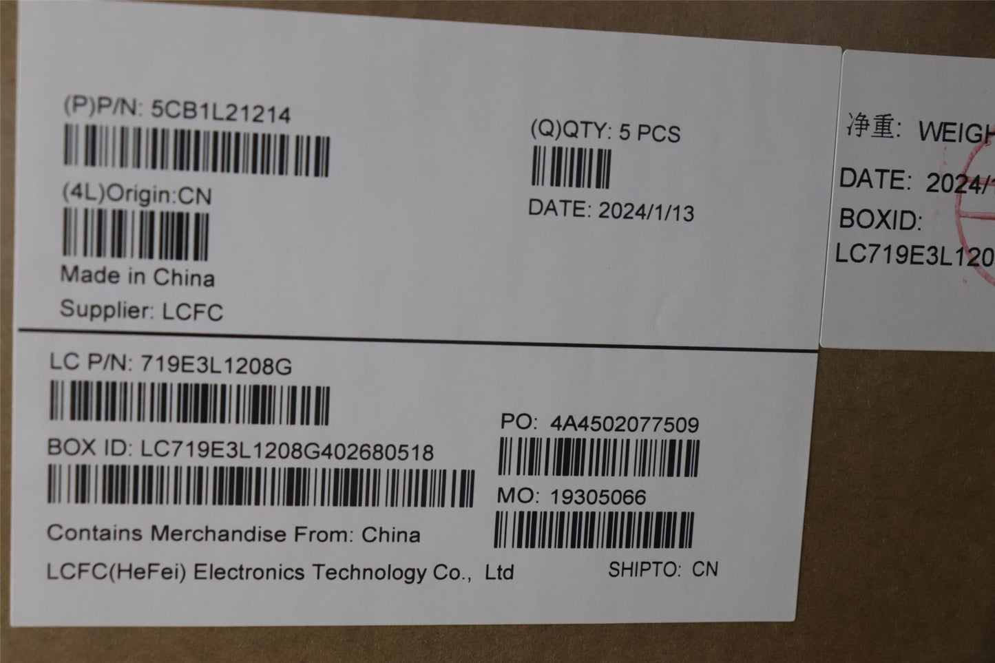 Lenovo Upper Case ASM_SWS L82XQ ABFP BL 5CB1L21214