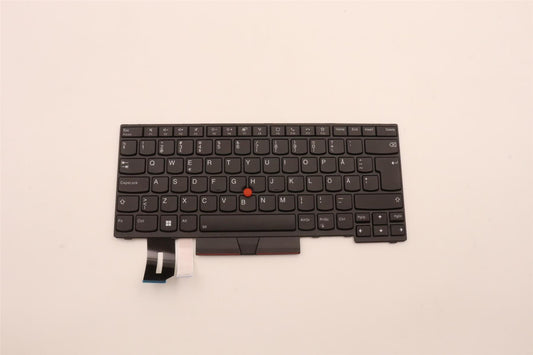 Lenovo ThinkPad T14 2 Keyboard Swedish Finnish Black Backlit 5N20X68866