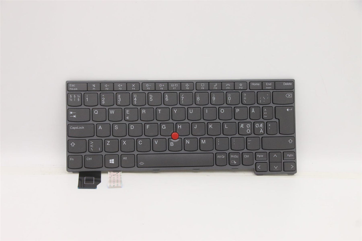 Lenovo ThinkPad X13 Gen 2 Keyboard Nordic Grey Backlit 5N21A21991