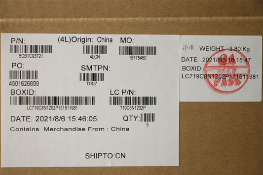 Lenovo Upper Case ASM_KOR L82K8 BK RGB 5CB1C93721