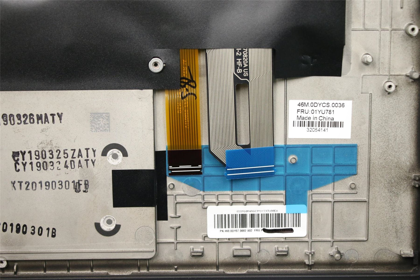 Lenovo MECH_ASM KBD+Bzl ASM,IL,w/o FPR,LTN 01YU780