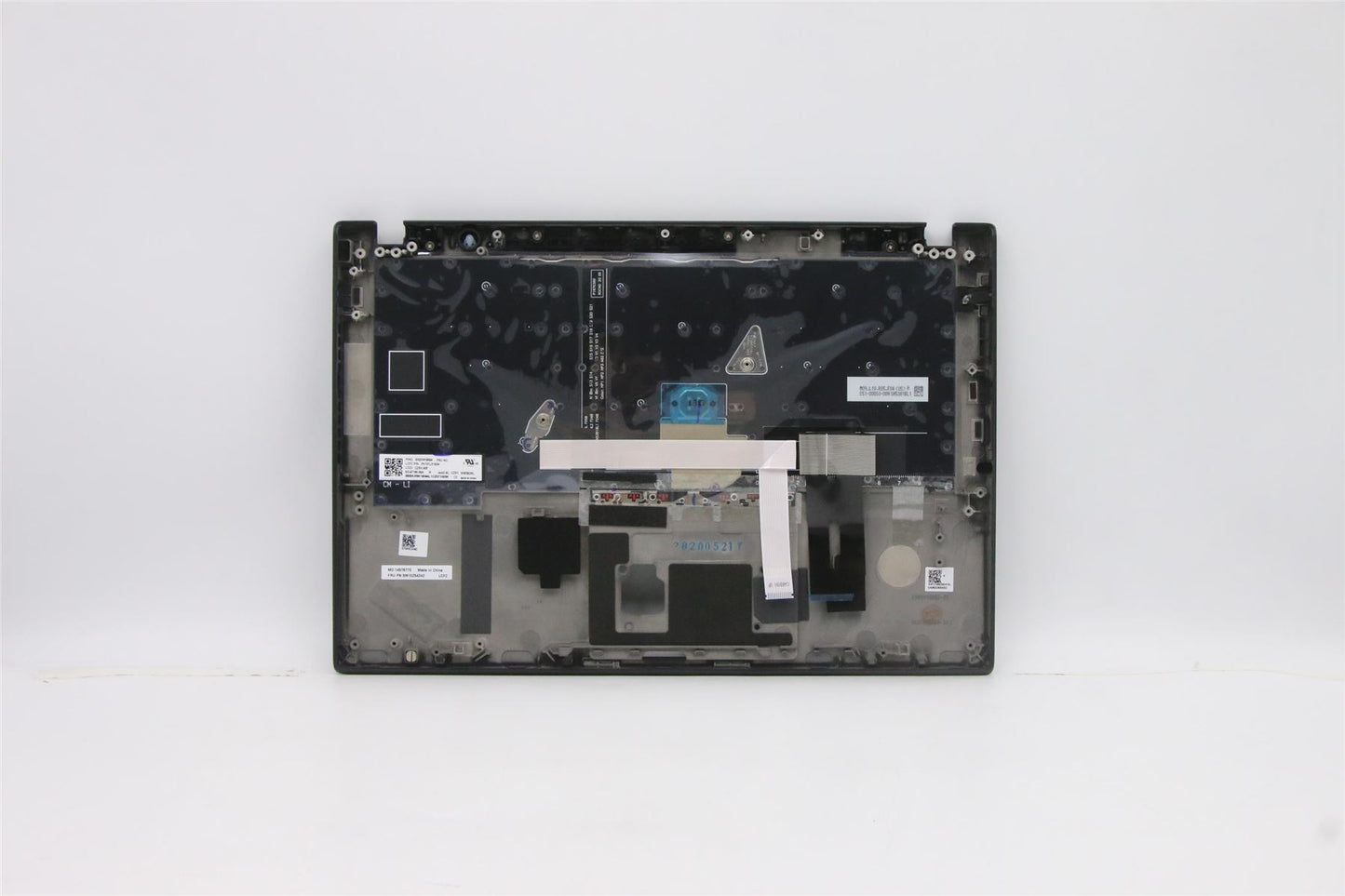 Lenovo ThinkPad T14s Keyboard Palmrest Top Cover Czech Black Backlit 5M10Z54242
