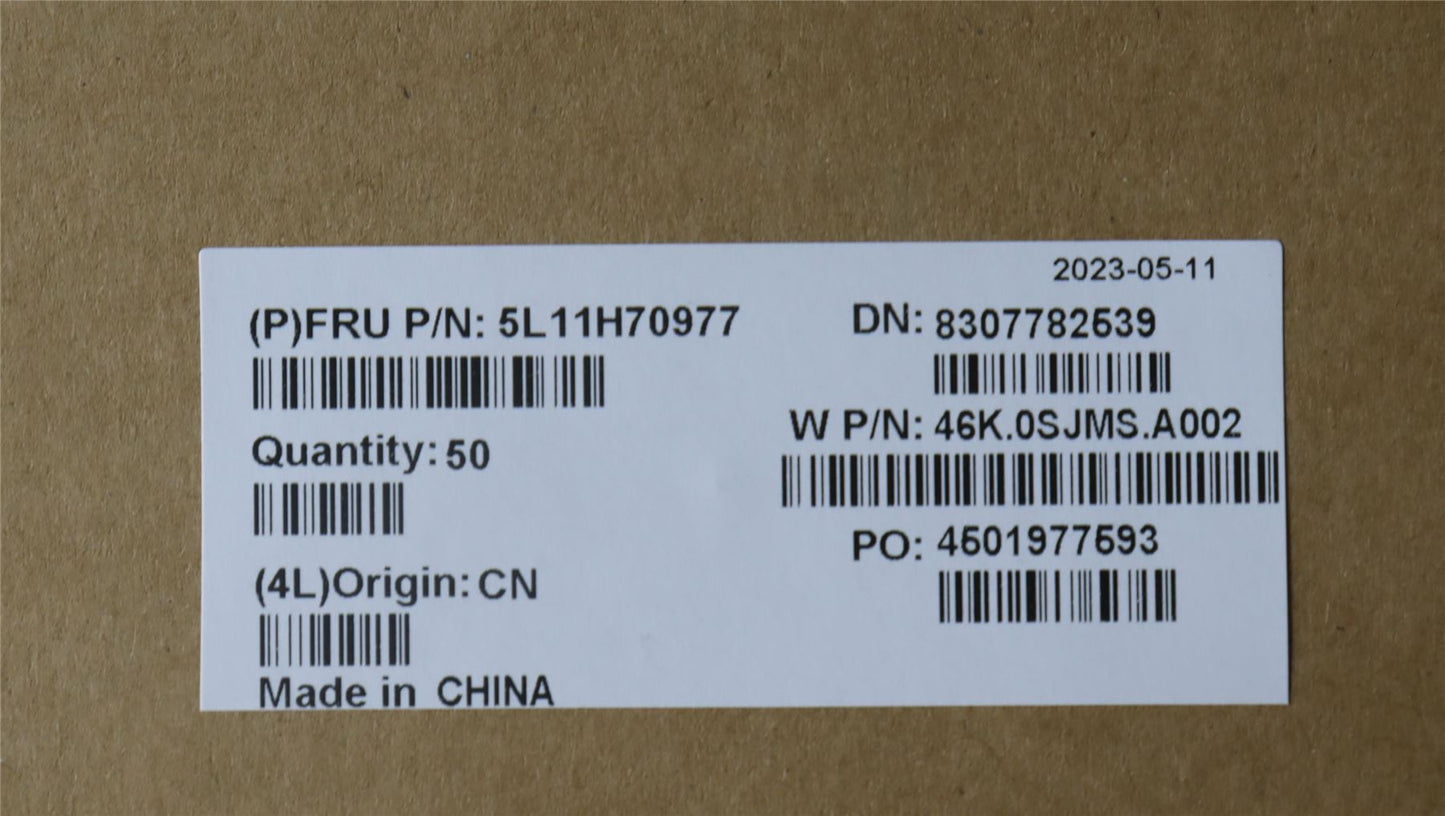 Lenovo LABEL FRU GEO LABEL KIT INTEL Golem 2.0 5L11H70977