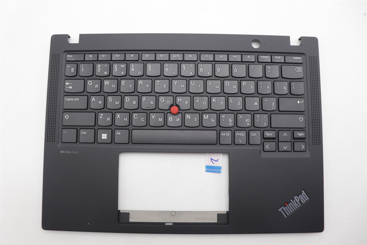 Lenovo ThinkPad X13 Gen 4 Keyboard Palmrest Top Cover Russian Black 5M11L85788