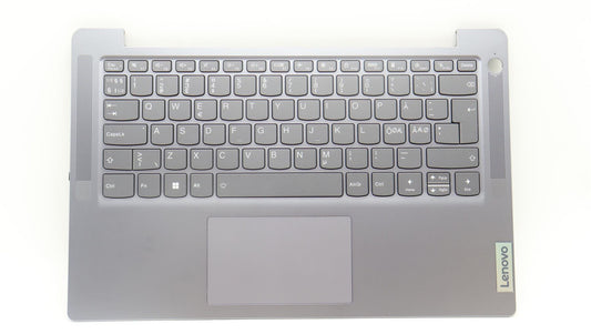 Lenovo IdeaPad 3 14AMN8 Palmrest Cover Touchpad Keyboard Noridc Grey 5CB1L30061
