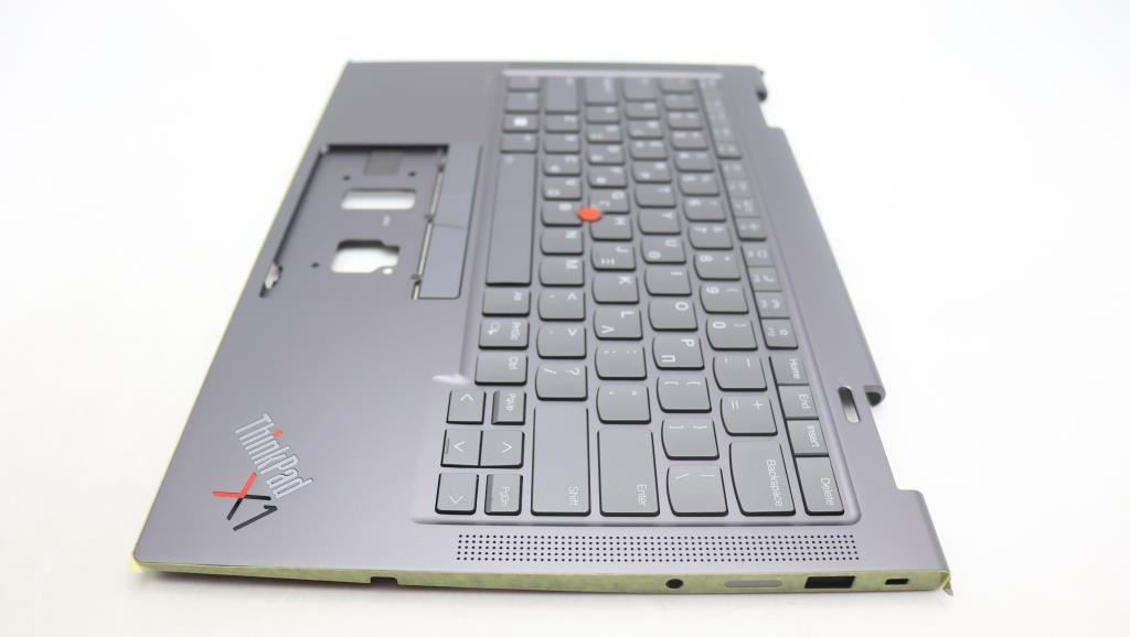 Lenovo ThinkPad X1 8th Gen Keyboard Palmrest Top Cover Greek Grey 5M11H62267