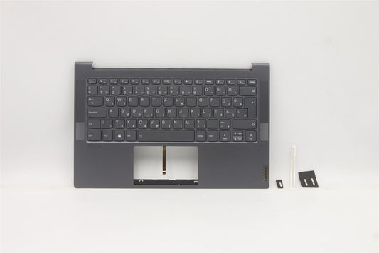 Lenovo IdeaPad 7 14ITL05 Keyboard Palmrest Top Cover Hungarian Grey 5CB1B05295