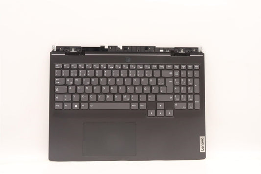 Lenovo IdeaPad 3 16ARH7 Palmrest Cover Touchpad Keyboard German Black 5CB1J38482