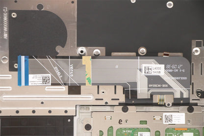 Lenovo Yoga 7 Pro-14IHU5 Keyboard Palmrest Top Cover Norwegian Silver 5CB1C19303