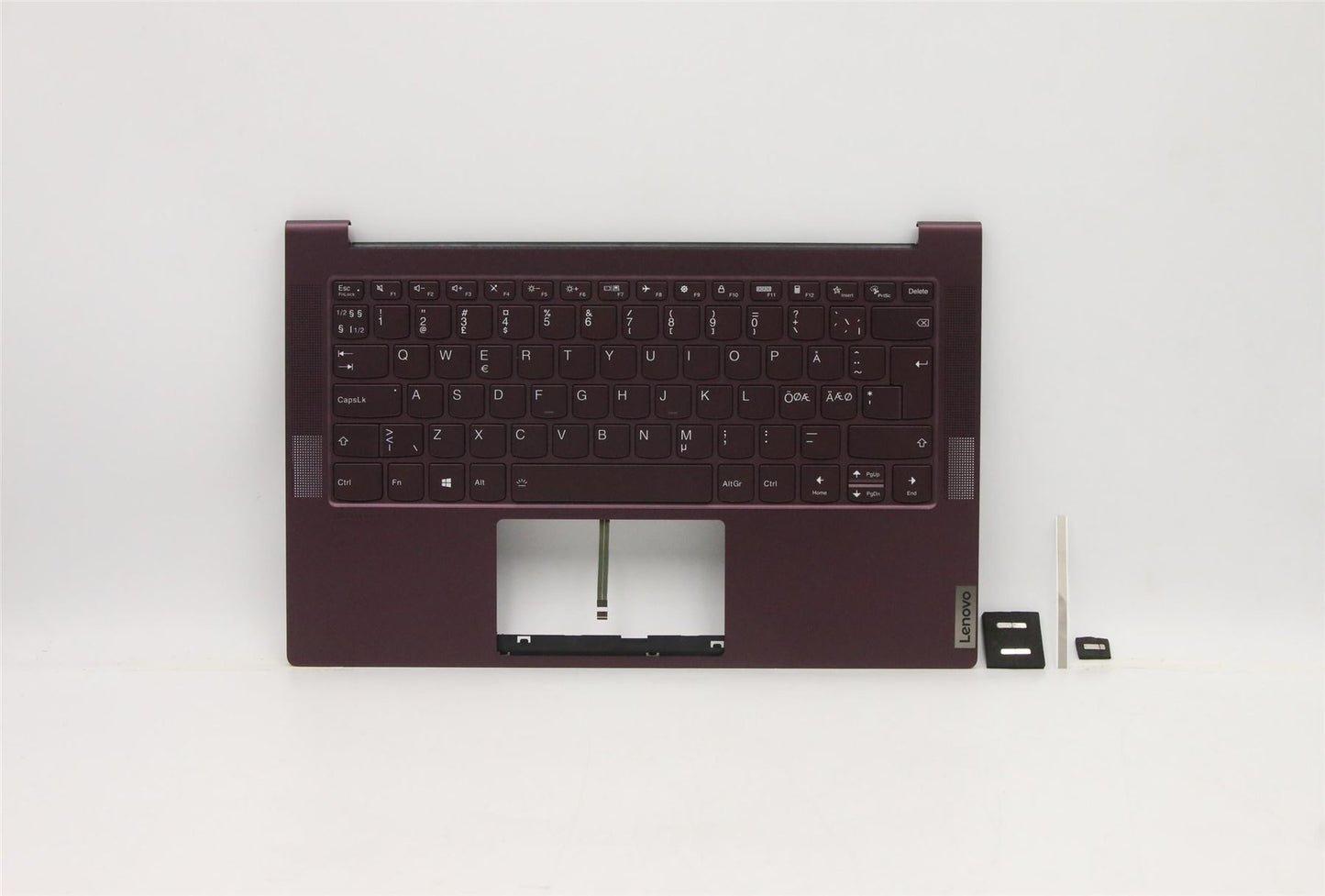 Lenovo IdeaPad 7 14ITL05 Keyboard Palmrest Top Cover Nordic Orchid 5CB1B05332