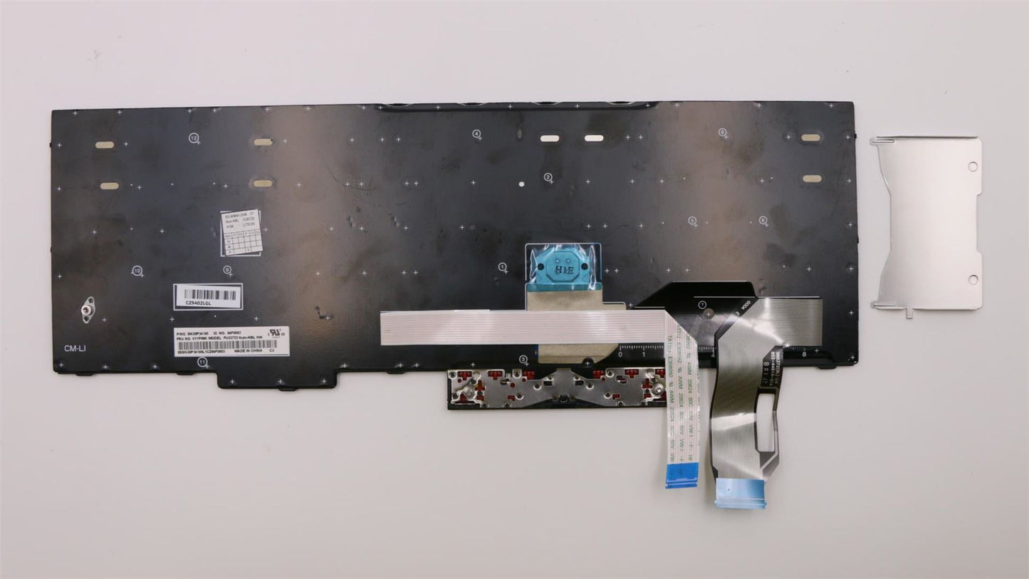 Lenovo ThinkPad L580 L590 E580 E585 T590 E590 E595 Keyboard Nordic Black 01YP660