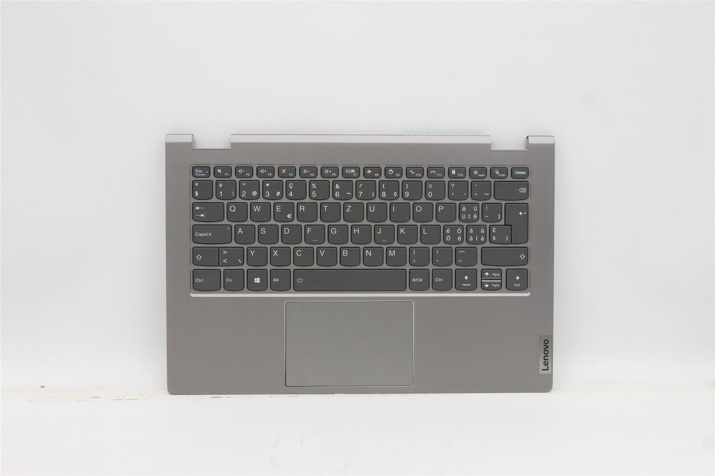 Lenovo ThinkBook 14s ITL Palmrest Cover Touchpad Keyboard Swiss Grey 5CB1C92776