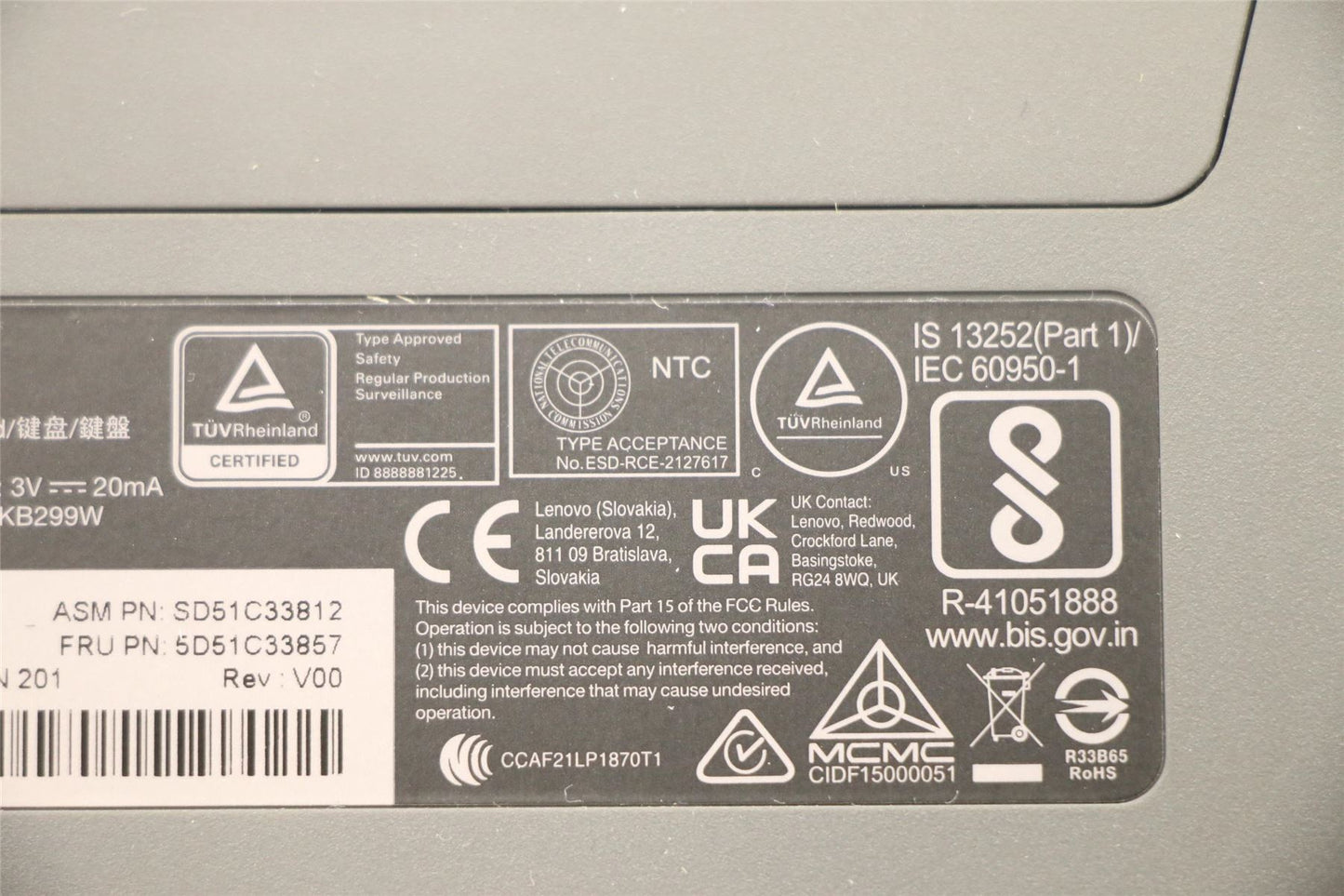 Lenovo Split KBD-Italy 5D51C33857