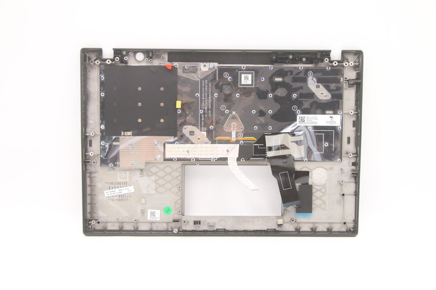 Lenovo ThinkPad T14s Gen 2 Keyboard Palmrest Top Cover Norwegian 5M11C47965