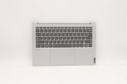 Lenovo Yoga 7 14IHU5 O Palmrest Cover Touchpad Keyboard US Silver 5CB1C90915