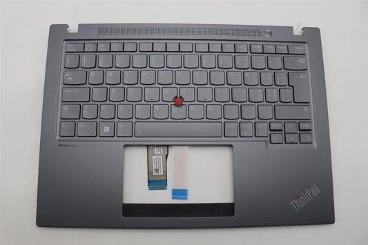 Lenovo ThinkPad T14s Gen 4 Keyboard Palmrest Top Cover Swiss Grey 5M11L59638