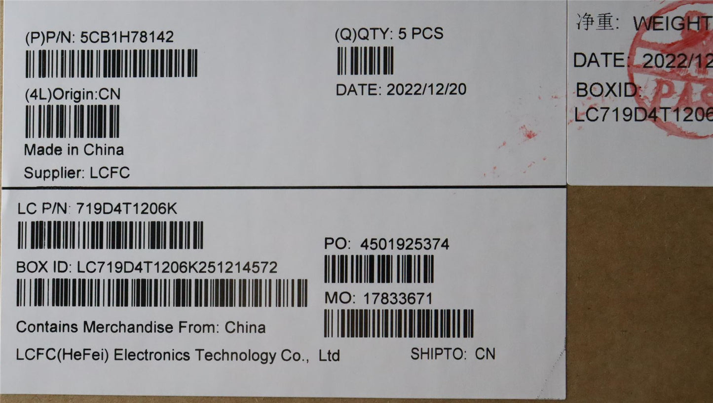 Lenovo IdeaPad 3 15IAU7 Palmrest Cover Touchpad Keyboard US Euro 5CB1H78142