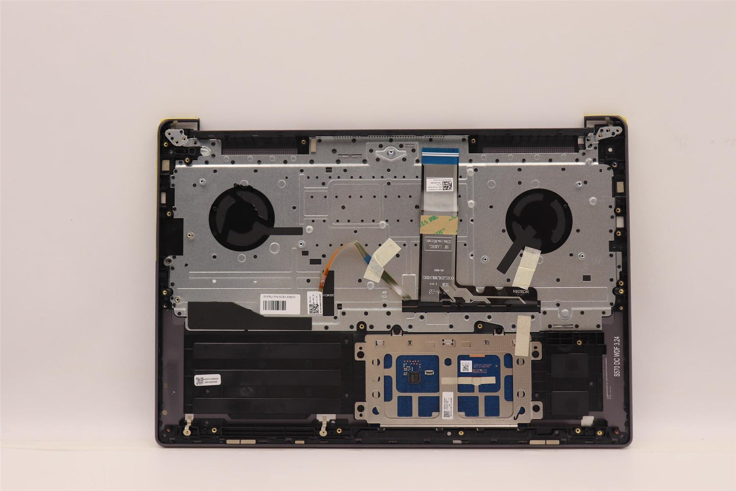 Lenovo IdeaPad 5 16ARH7 Palmrest Cover Touchpad Keyboard Nordic 5CB1J08833