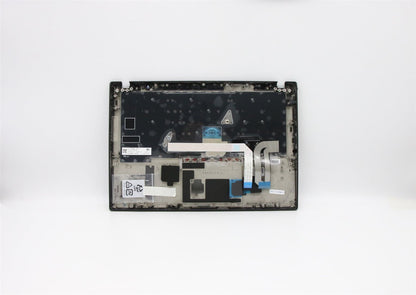 Lenovo ThinkPad T490s Keyboard Palmrest Top Cover Russain Black 02HM442