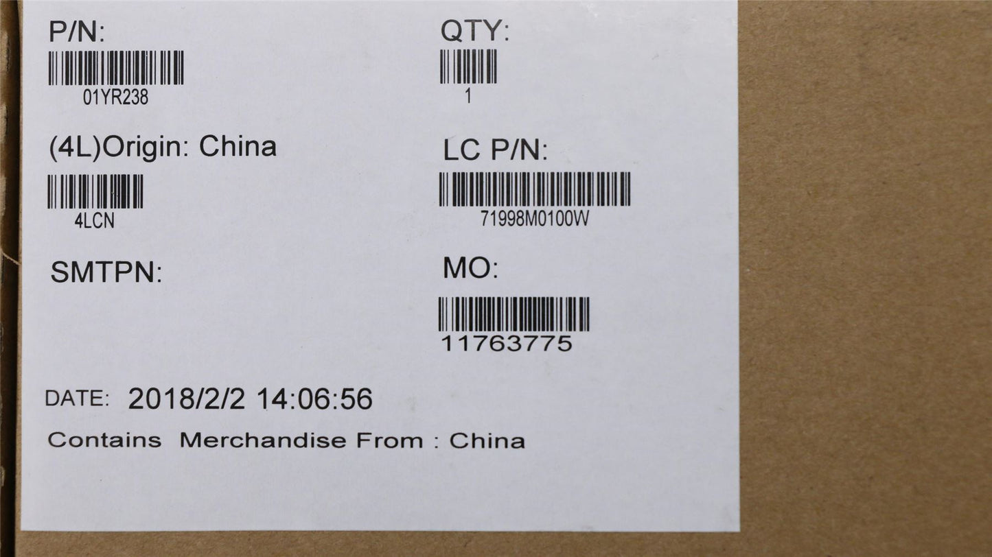 Lenovo ThinkPad X1 6th Gen Motherboard Mainboard UMA intelI57300U 8G 01YR238