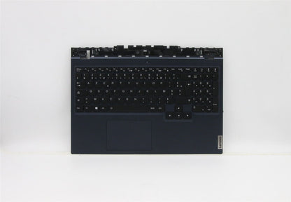 Lenovo 5 15ACH6 Palmrest Cover Touchpad Keyboard French Blue Backlit 5CB1C93069