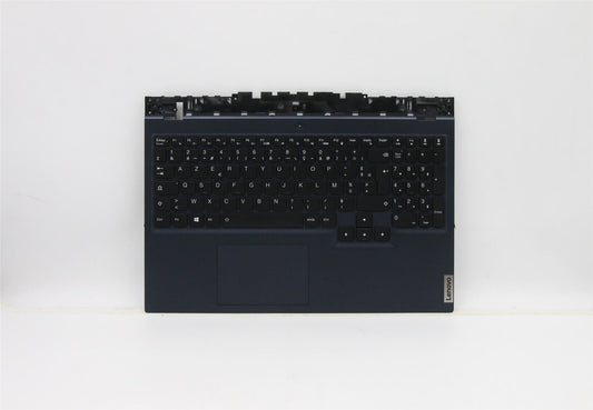Lenovo 5 15ACH6 Palmrest Cover Touchpad Keyboard French Blue Backlit 5CB1C93069