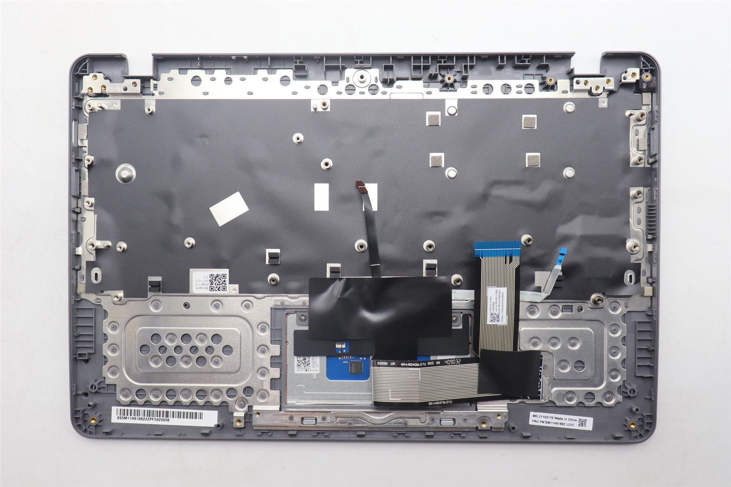 Lenovo 14e Gen3 Keyboard Palmrest Top Cover Swiss Black Backlit 5M11H61884