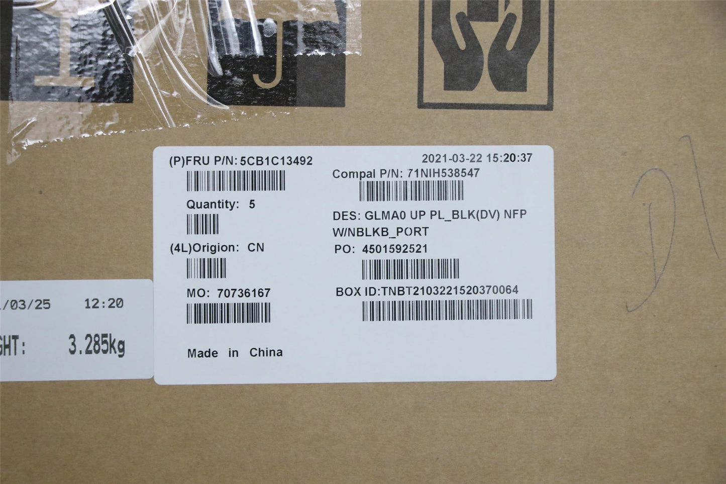 Lenovo IdeaPad 5-14ALC05 Palmrest Touchpad Cover Keyboard Portuguese 5CB1C13492