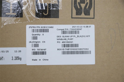 Lenovo IdeaPad 5-14ALC05 Palmrest Touchpad Cover Keyboard Portuguese 5CB1C13492