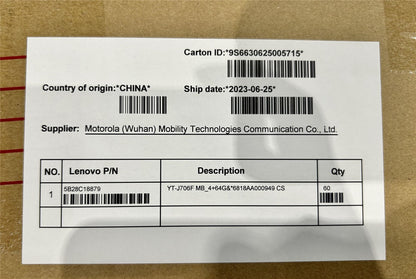 Lenovo YT-J706F MB_4+64G&*6818AA000949 CS 5B28C18879